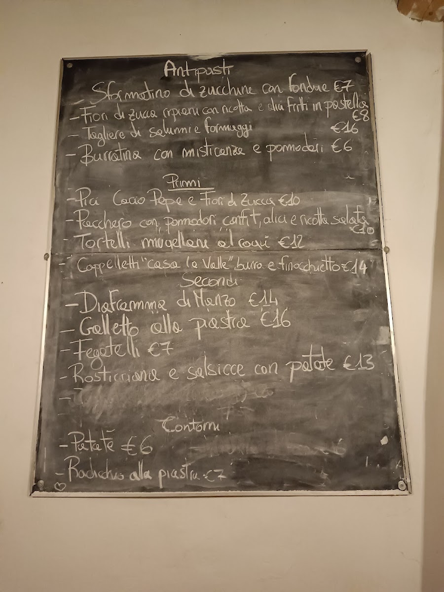 Menu Agriturismo Casa La Valle - Ristorante-3